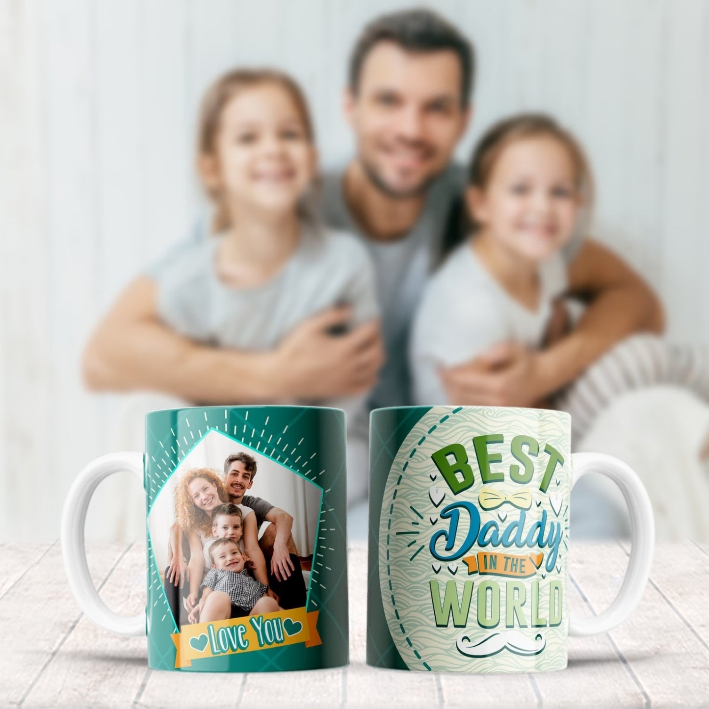 Best Daddy Personalised Photo Mug