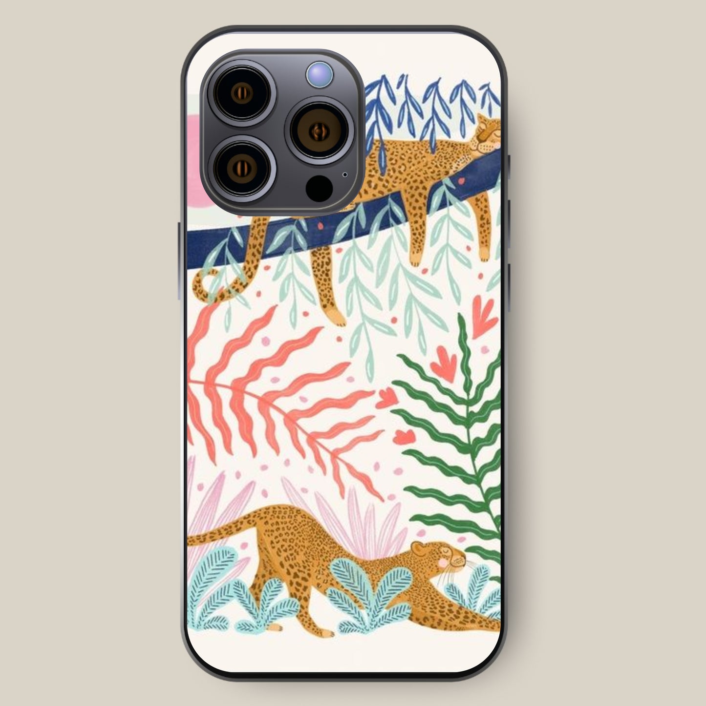 Cheeta Art 2 iPhone 15 Case for iPhone 15 Pro Max, 16 Plus, 14, 15, 16