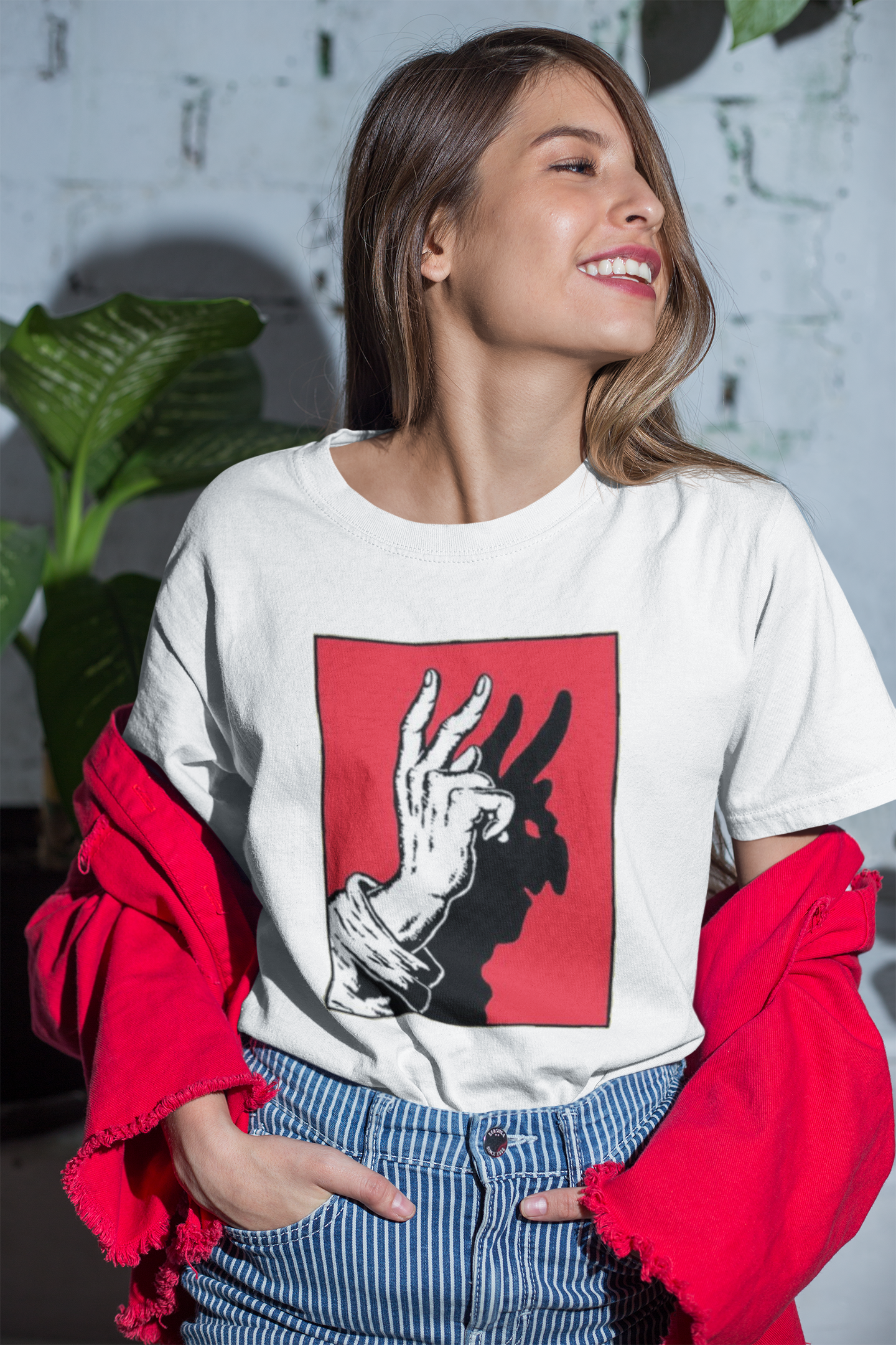 Devil shadow Women T-shirt
