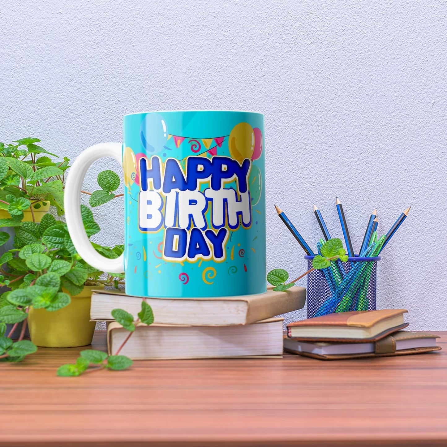 Happy Birthday Personalized Photo Mug