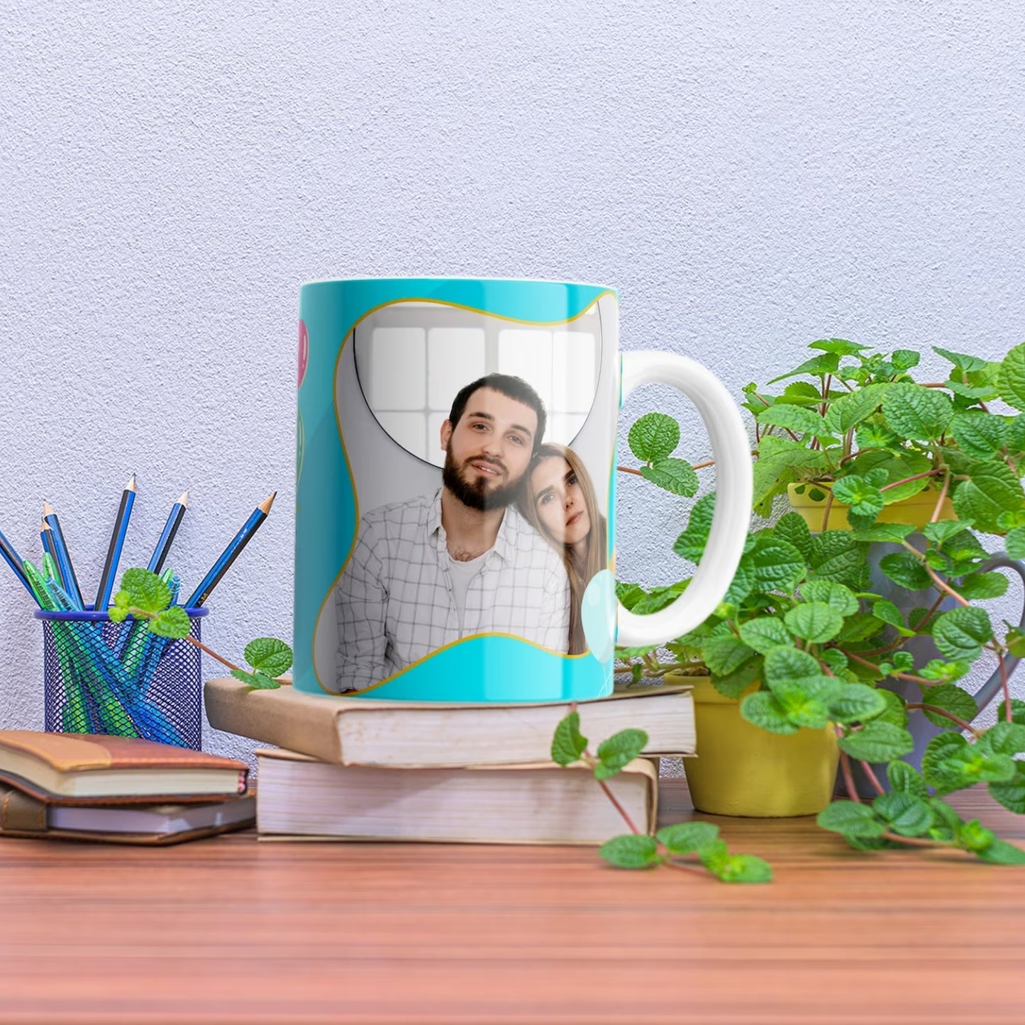 Happy Birthday Personalized Photo Mug