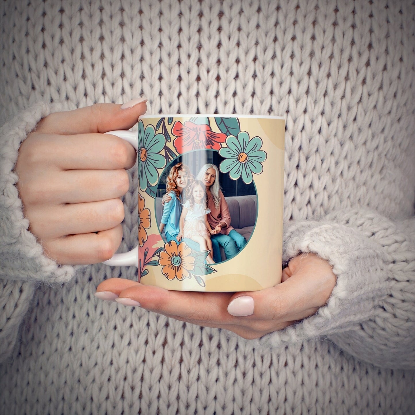 I Love You Mom Personalized Photo Mug