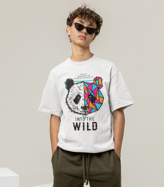 Into the Wild Men's Tshirt by Printpandas