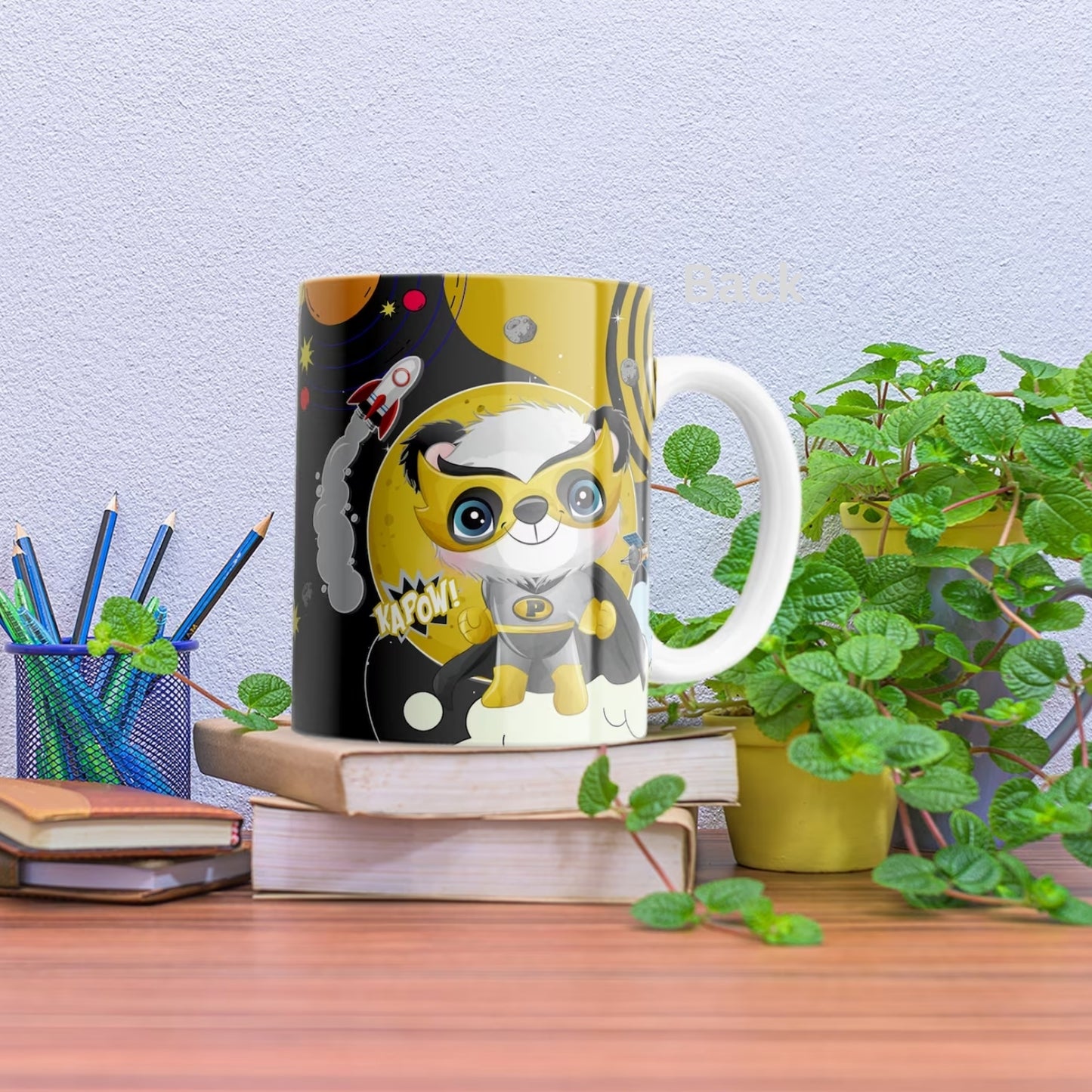 Super bear Personalized Photo Mug for Him