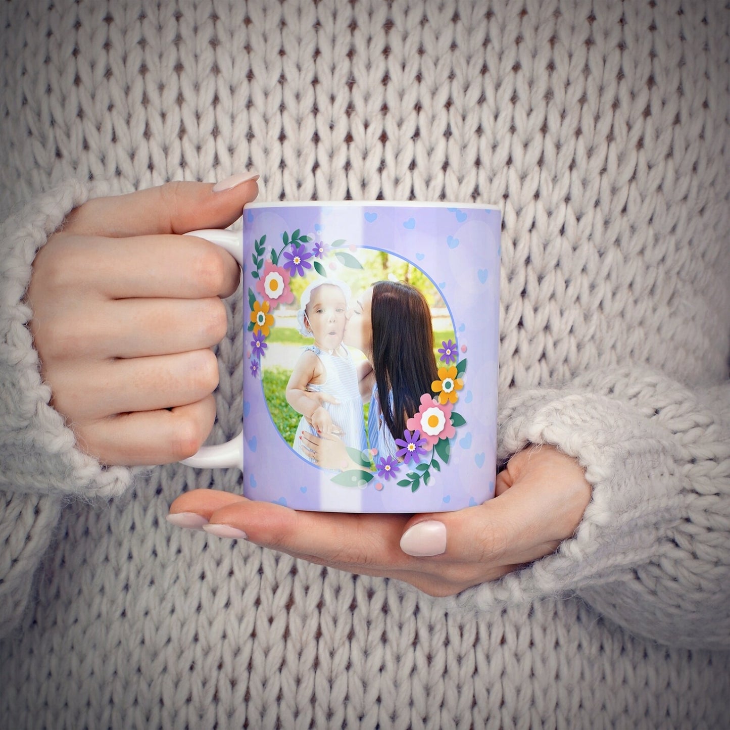 Thank You Mom Personalized Photo Mug