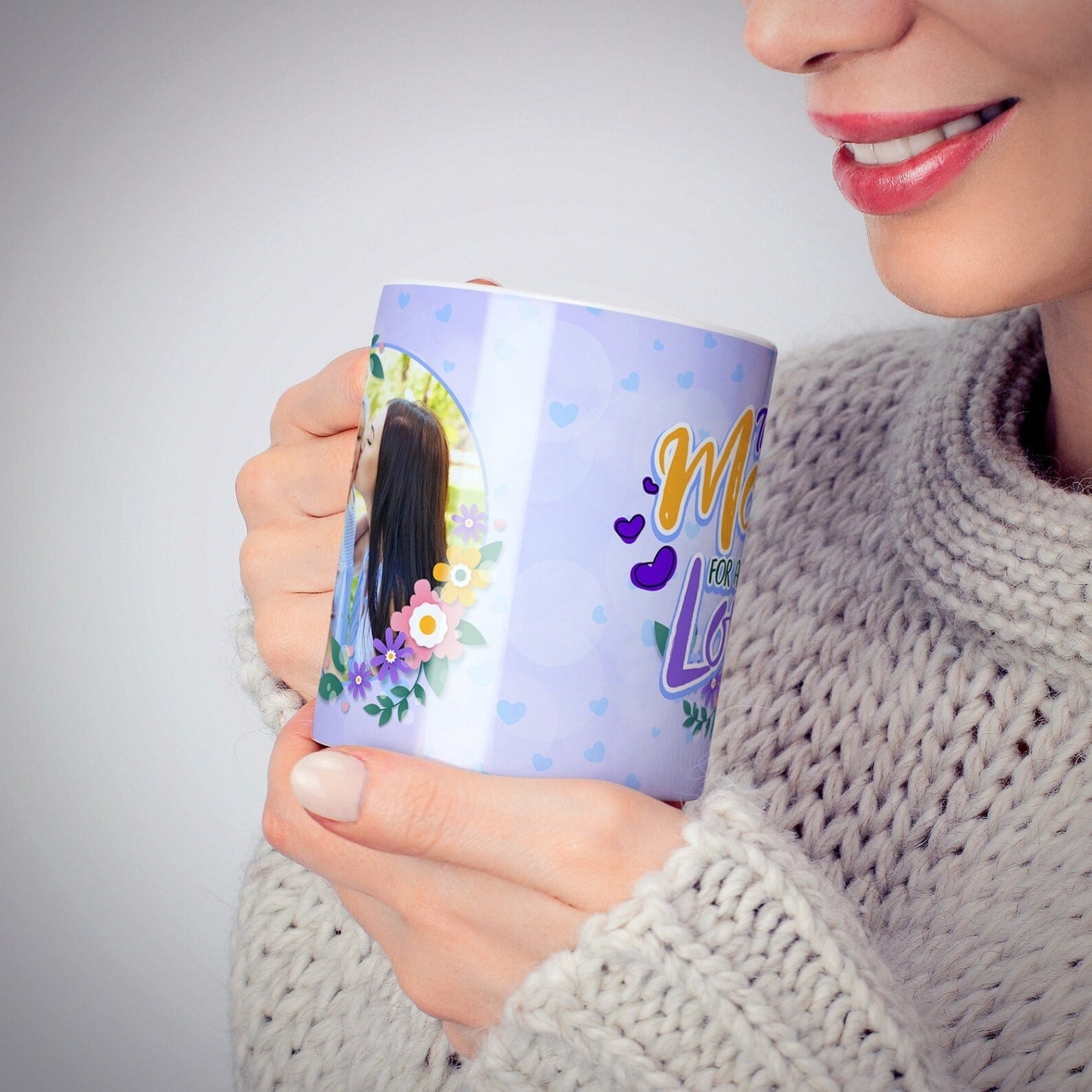 Thank You Mom Personalized Photo Mug