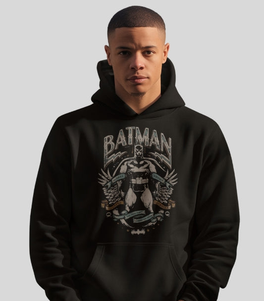 Batman Mens Black Hoodie