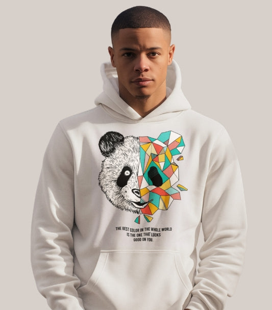 Color That Looks Good On You Mens White Hoodie