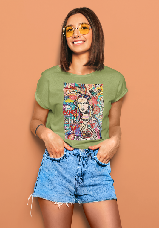 Mona Lisa Doodle Art