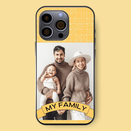 Iphone cover with options of Customisation with Family Photo for Iphone 16 , Iphone 15 , 14 & 13