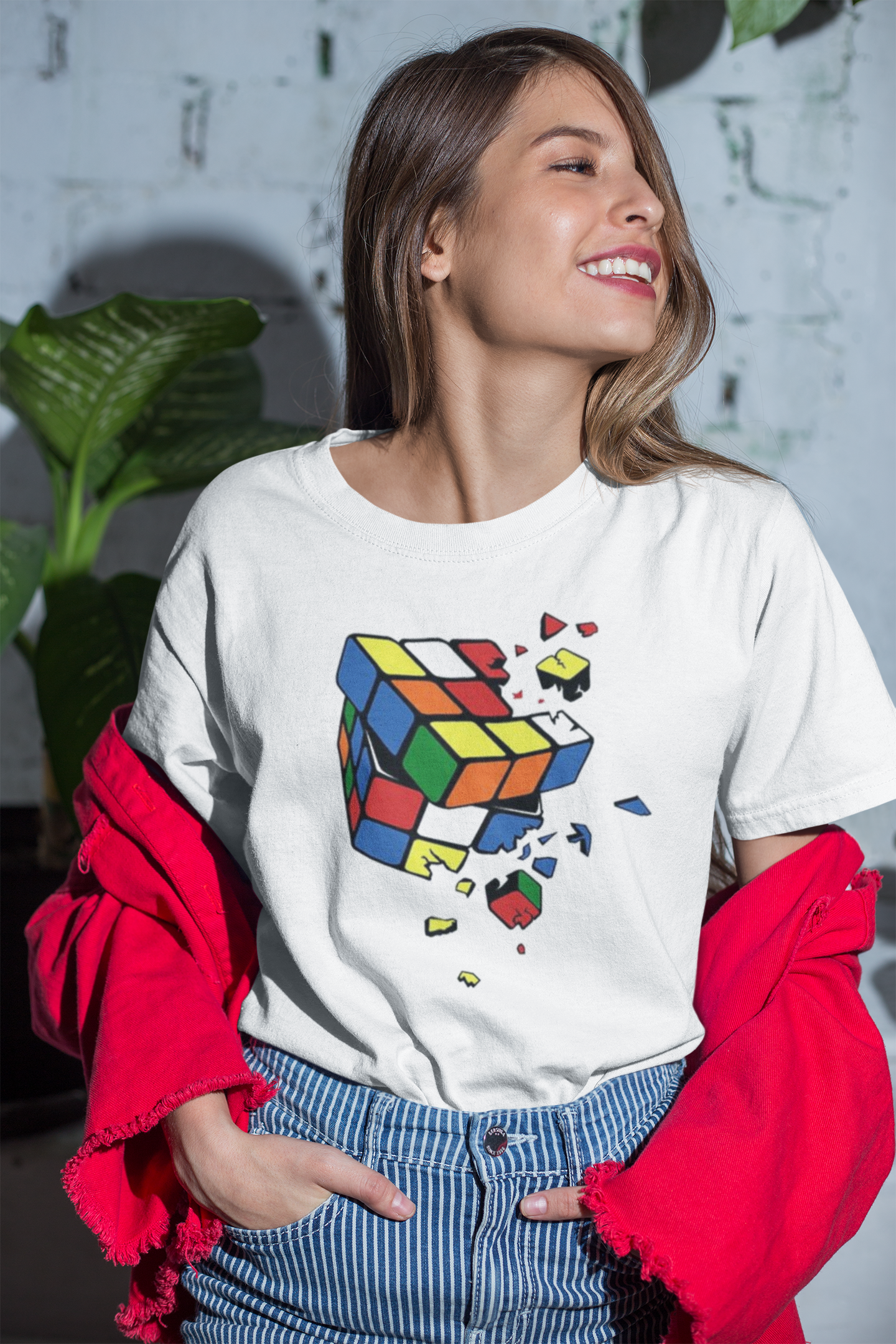 Rubic Cubes Women T-shirt
