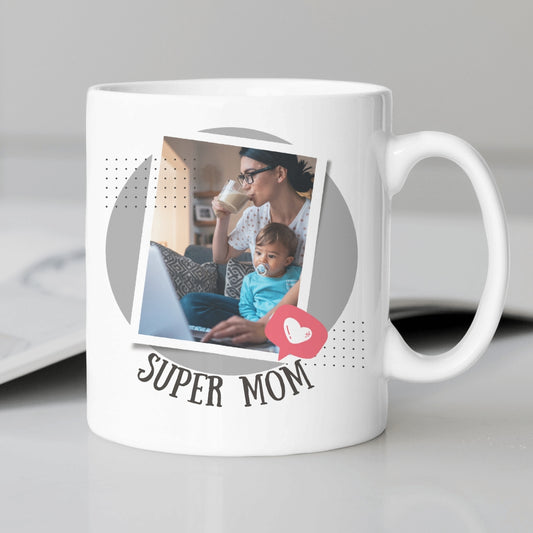 Super Mom Photo Mug