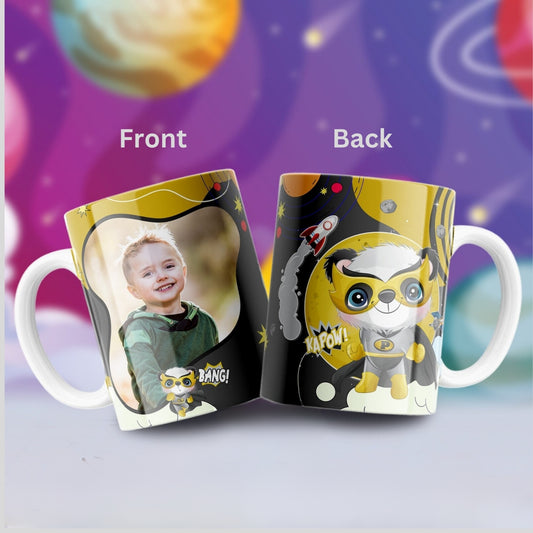 Super bear Personalized Photo Mug for Him