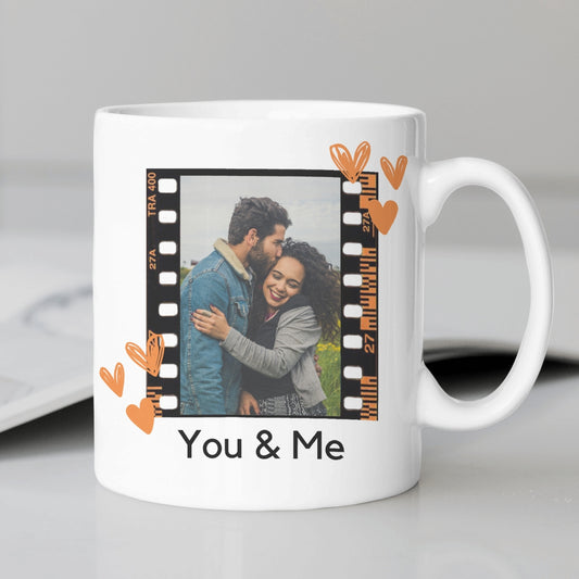 You & Me Couple Photo Mug