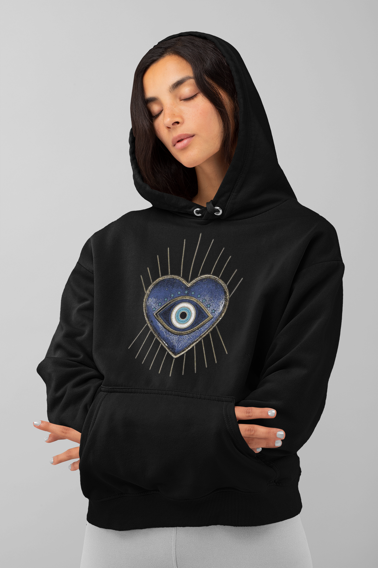 Evil Eye Women’s Blue Heart