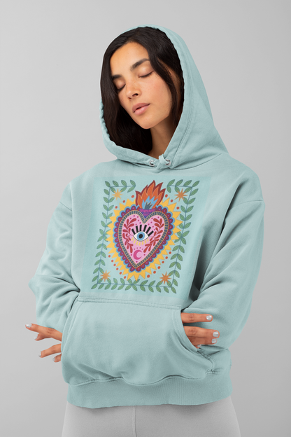 Evil Eye Women’s Doodle Art Hoodie